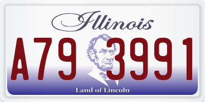 IL license plate A793991