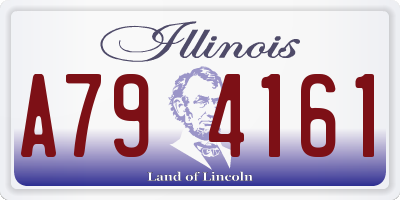 IL license plate A794161