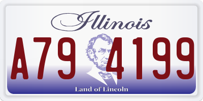 IL license plate A794199