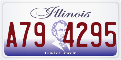 IL license plate A794295