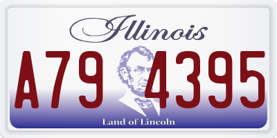 IL license plate A794395