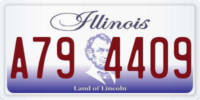 IL license plate A794409