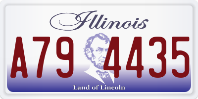 IL license plate A794435