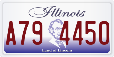 IL license plate A794450