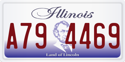 IL license plate A794469