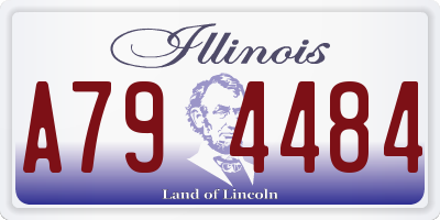 IL license plate A794484