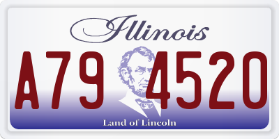 IL license plate A794520