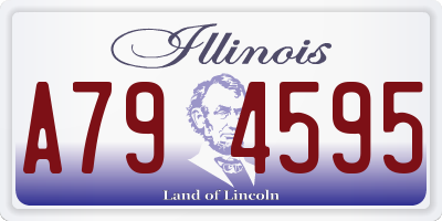 IL license plate A794595