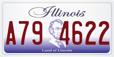 IL license plate A794622