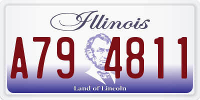 IL license plate A794811