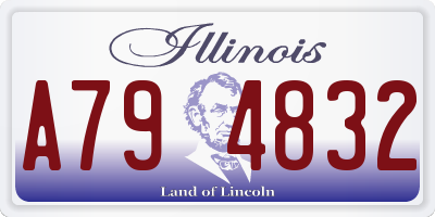 IL license plate A794832