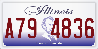 IL license plate A794836