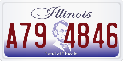 IL license plate A794846