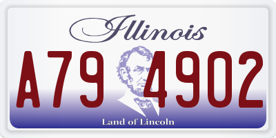 IL license plate A794902