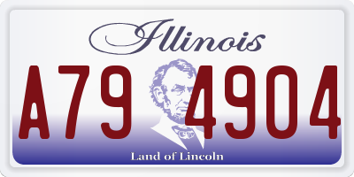 IL license plate A794904