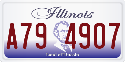 IL license plate A794907