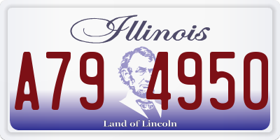 IL license plate A794950