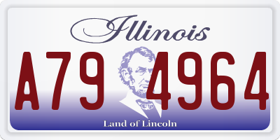 IL license plate A794964