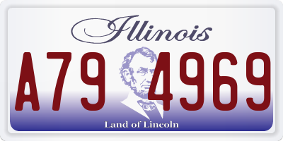 IL license plate A794969