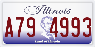 IL license plate A794993