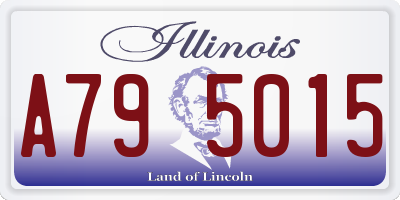 IL license plate A795015