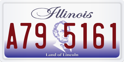 IL license plate A795161