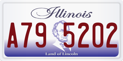 IL license plate A795202