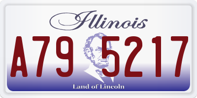 IL license plate A795217