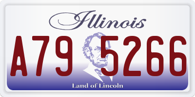 IL license plate A795266