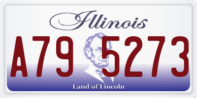 IL license plate A795273