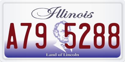 IL license plate A795288