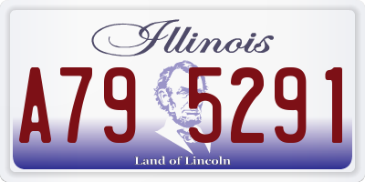 IL license plate A795291