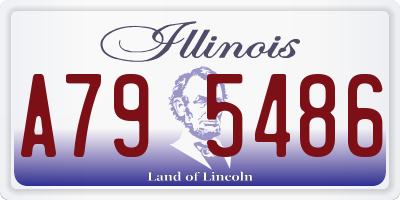 IL license plate A795486