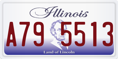 IL license plate A795513