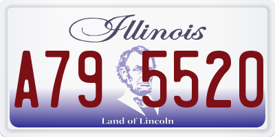 IL license plate A795520