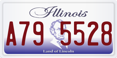 IL license plate A795528