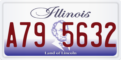 IL license plate A795632