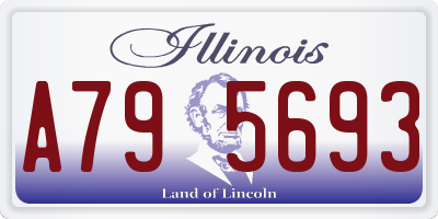IL license plate A795693