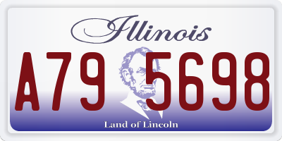 IL license plate A795698