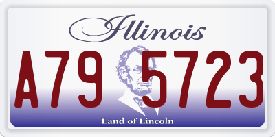 IL license plate A795723