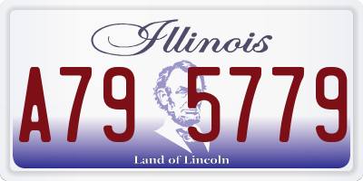 IL license plate A795779
