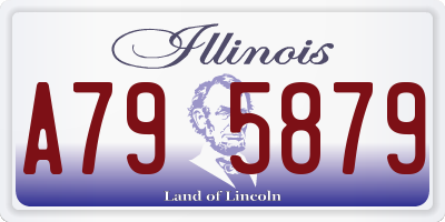 IL license plate A795879