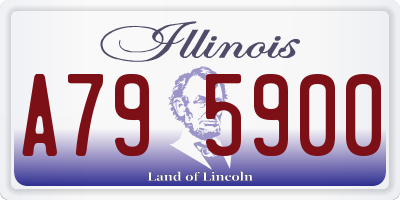IL license plate A795900