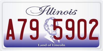 IL license plate A795902