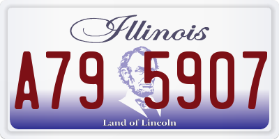 IL license plate A795907