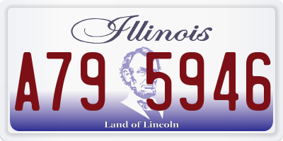 IL license plate A795946