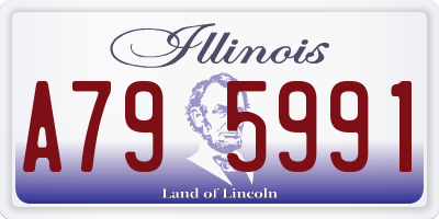 IL license plate A795991
