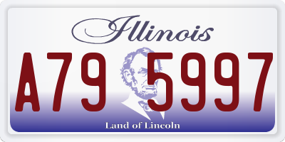 IL license plate A795997