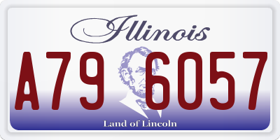 IL license plate A796057