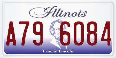 IL license plate A796084